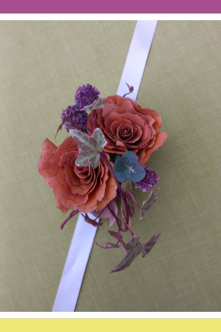 VALENTINE CORSAGES: LEAVES, BLOOMS, & LOVE